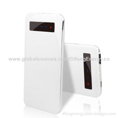 Slim Design Emergency Mobile Phone Chargers with Touch Screen